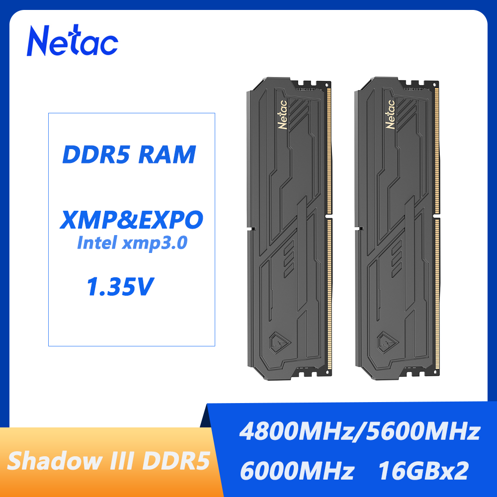 Оперативная память Netac DDR5  – обзор и цена Ddr5 16Gb 6000Mhz