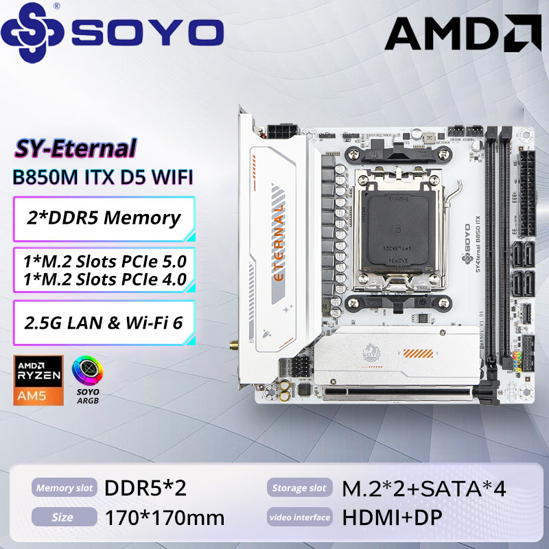 SOYO B850M ARGB Материнская пл – обзор и цена Ddr5 Kit